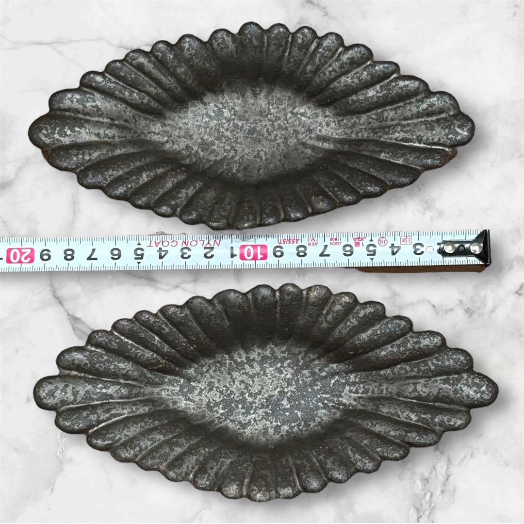 安福由美子　菊小皿　２枚セット