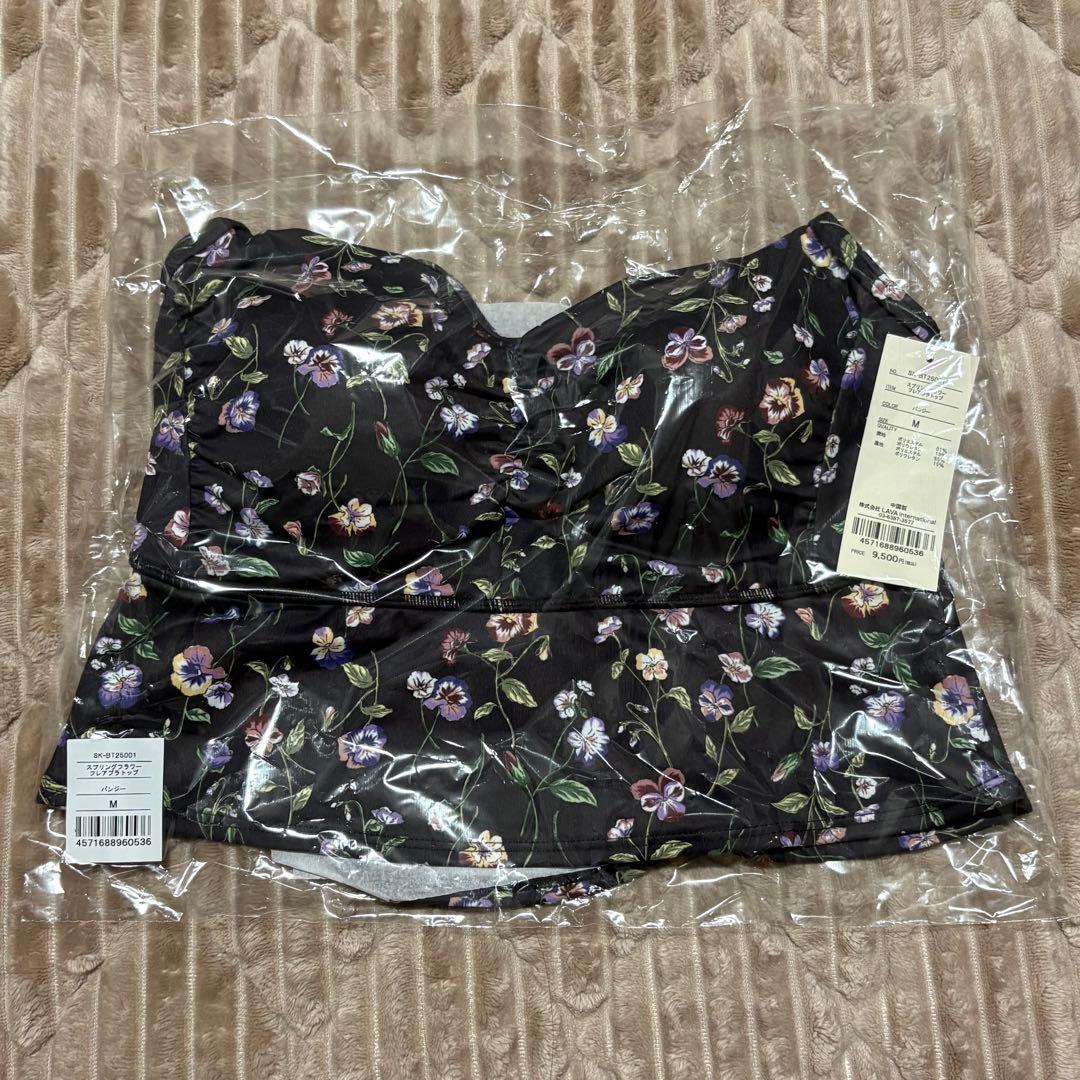 SUKALA 新作　スプリングフラワーフレアブラトップ　パンジー　M