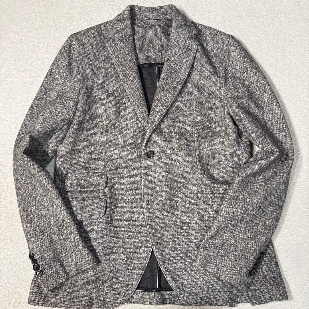 未使用級 メンズXL相当 チルコロ イージーストレッチテーラードジャケット 50