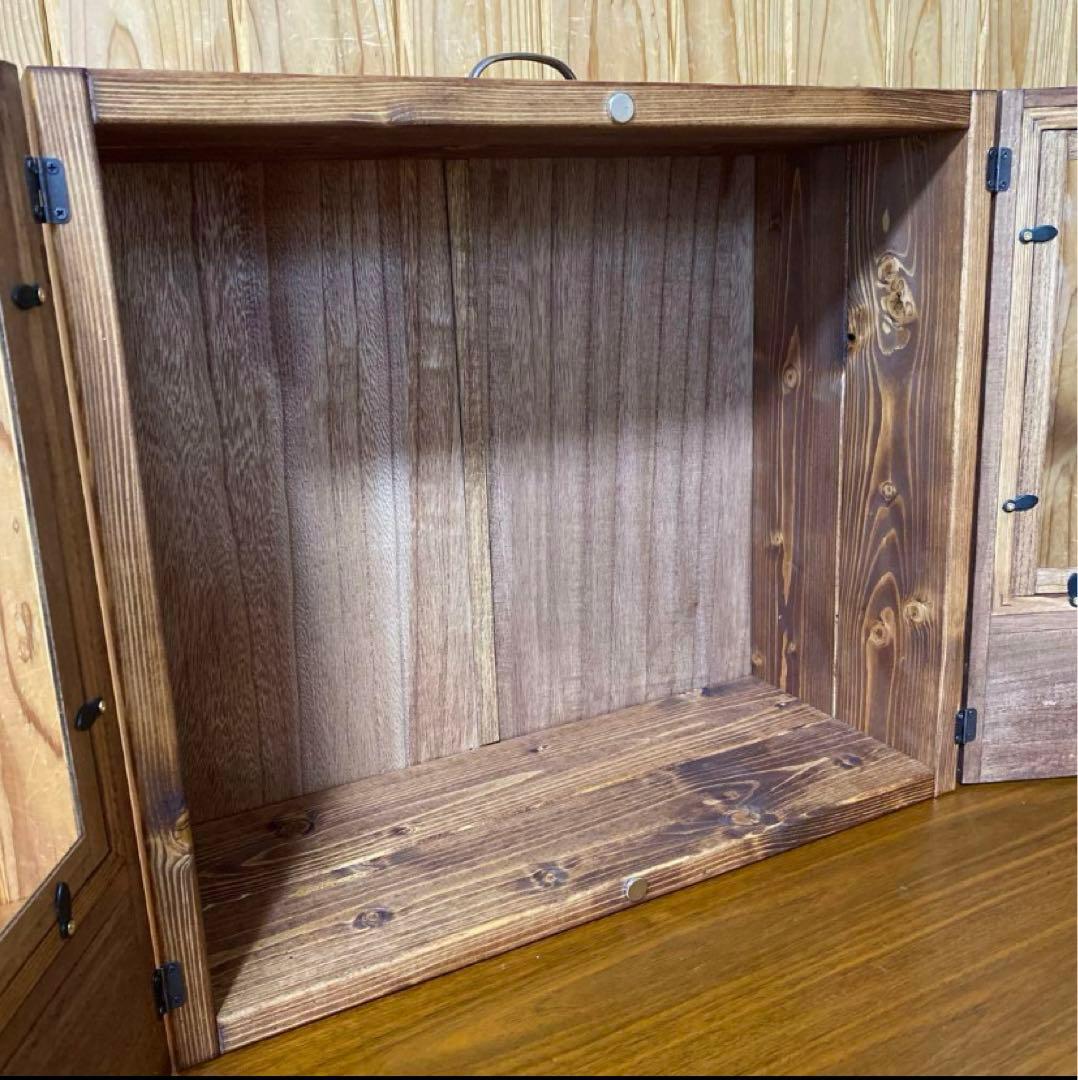 Aoi…おまとめお値引き大歓迎❤専用　人形用木製収納ケース　ハンドメイド