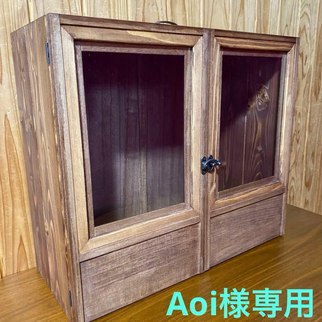 Aoi…おまとめお値引き大歓迎❤専用　人形用木製収納ケース　ハンドメイド