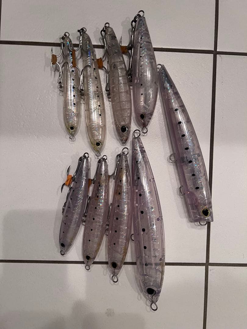 シマノ別注ヒラマサなど各種、マリアラピード　クリアカラーセット