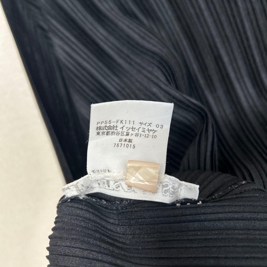 PLEATS PLEASE プリーツプリーズ ブラック サイズ3 カットソー