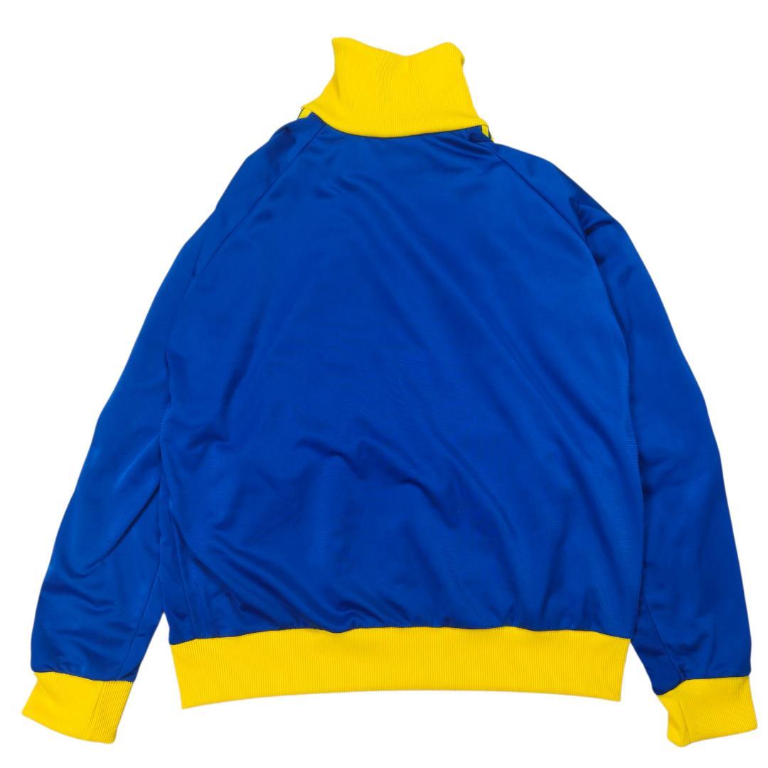 虎之助 美品 adidas MUSAジップ トラックジャケット L 青 黄