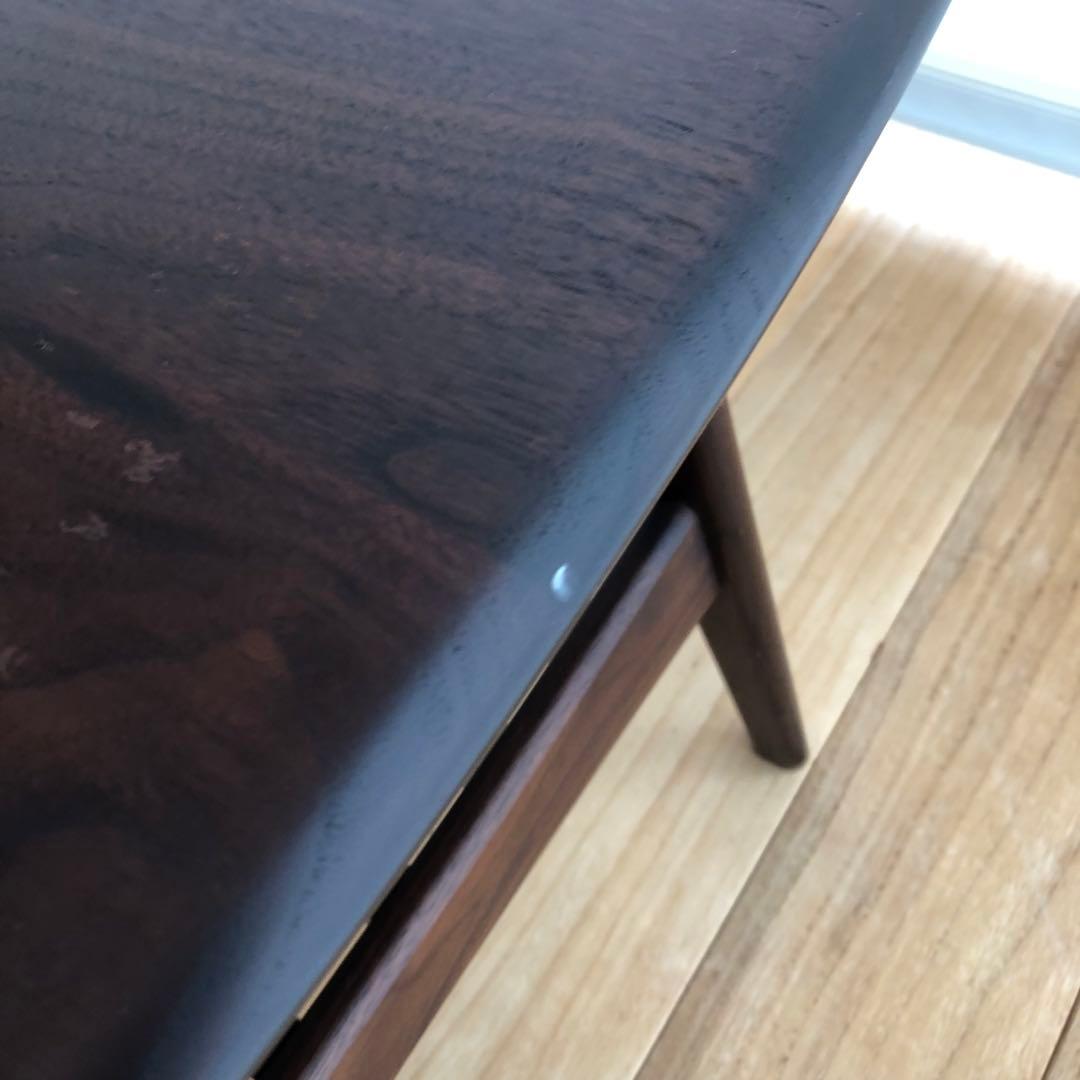 KIRITSU MOKKO ウォールナットセンターテーブルサイドテーブル起立木工