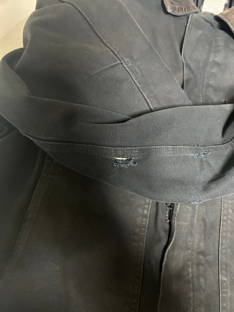 値下げ　Carhartt トラディショナルコート　ブラックフェード　カバーオール