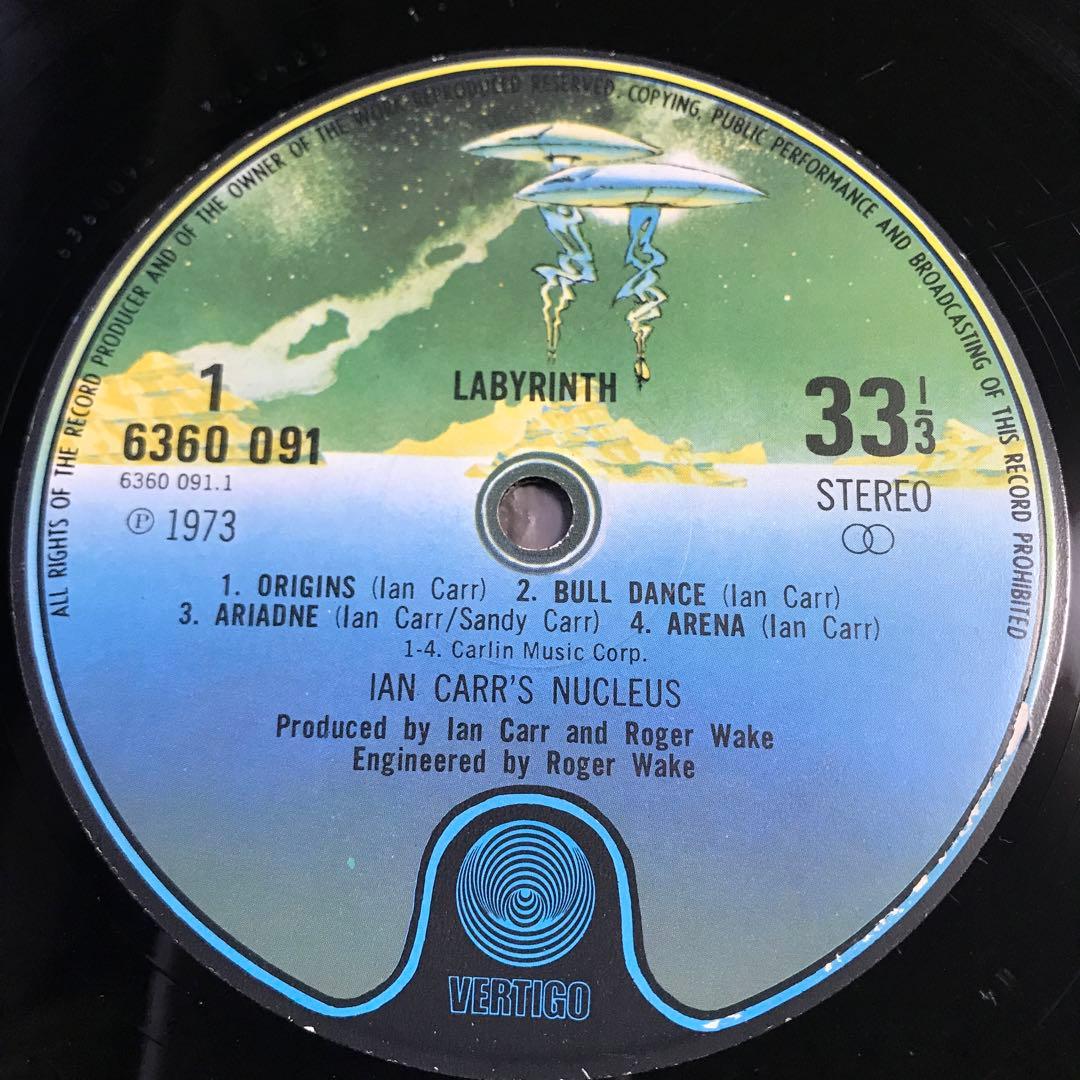 洋楽 IAN CARR WITH NUCLEUS PLUS LABYRINTH LP