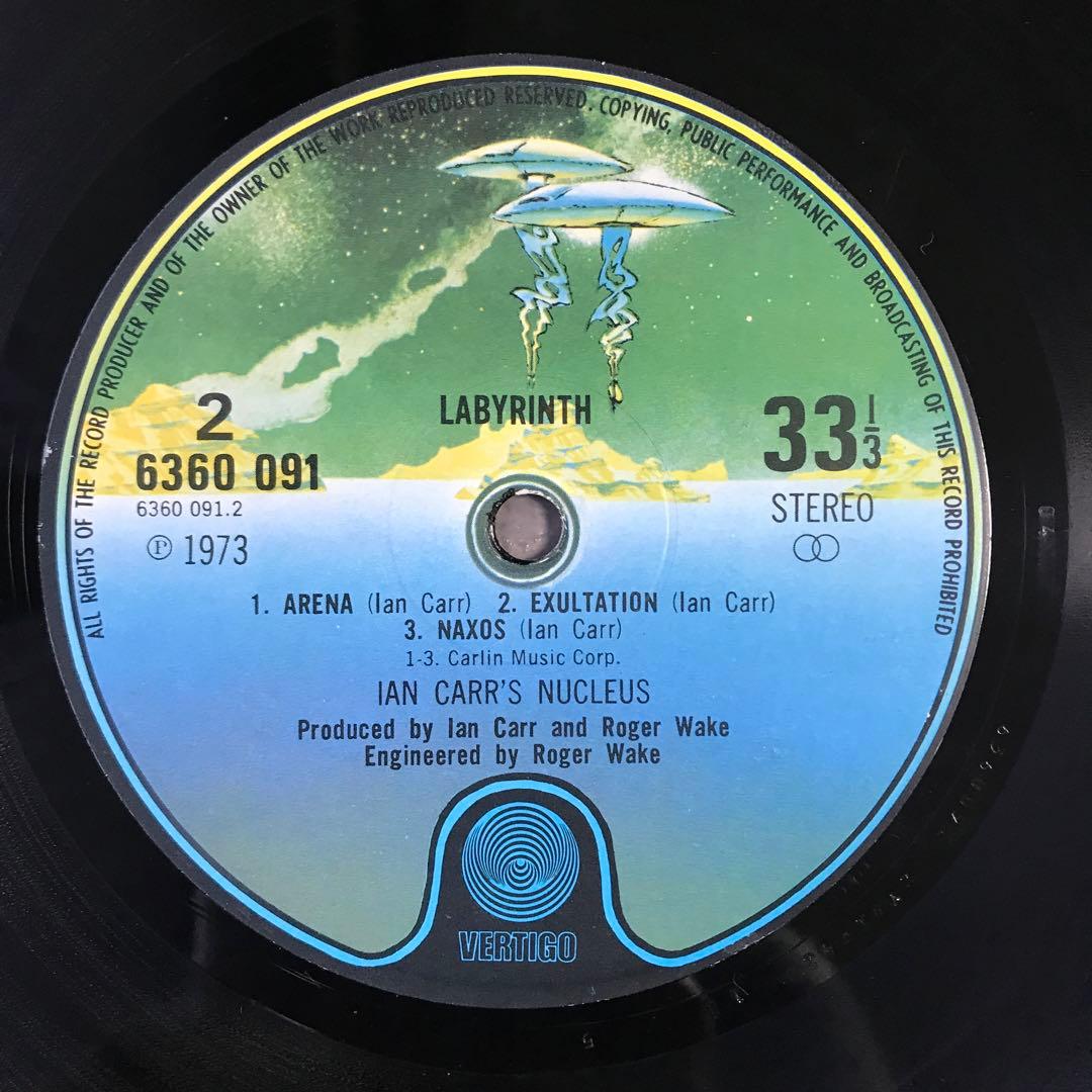 洋楽 IAN CARR WITH NUCLEUS PLUS LABYRINTH LP