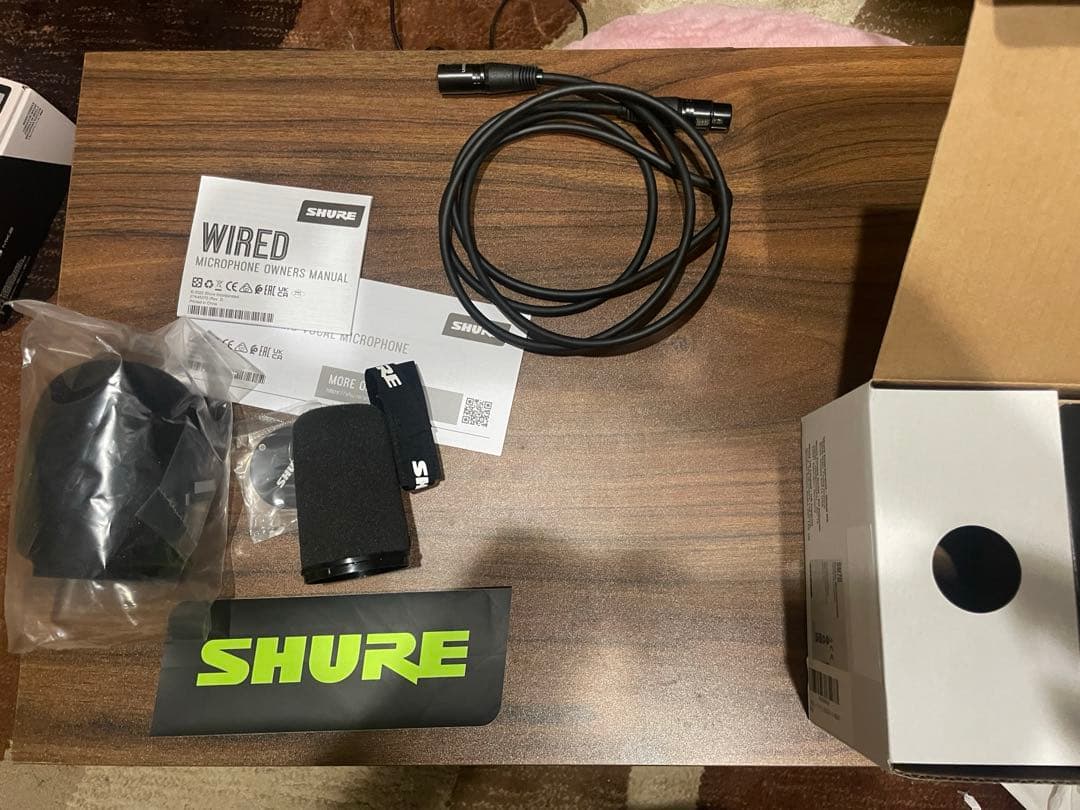 SHURE sm7b YAMAHA AG-03 マイクアームセット