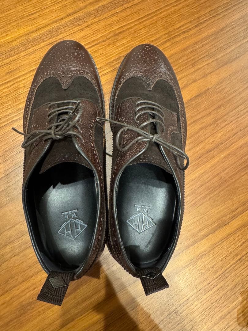 【mac】ダブルエイチ WH ウィングチップ 靴　革靴　未使用品 新品