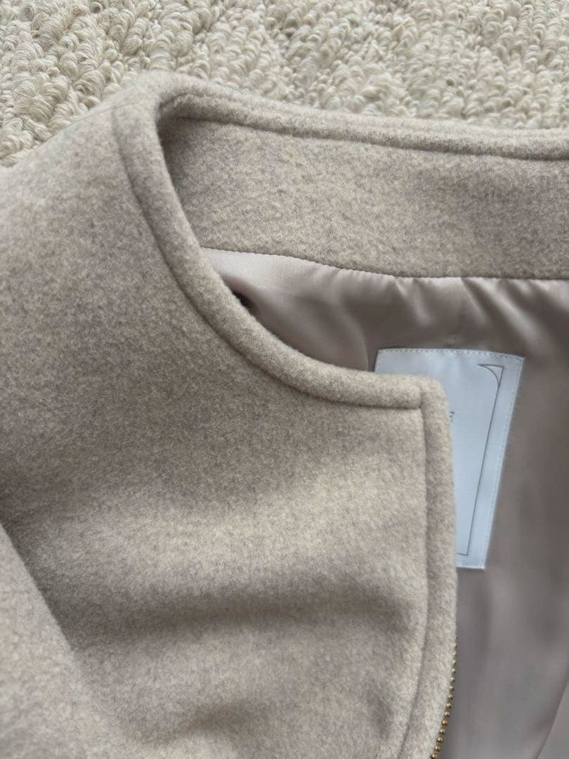 し*ま様 【ノーブル】MTRカラーレスジップショートコート