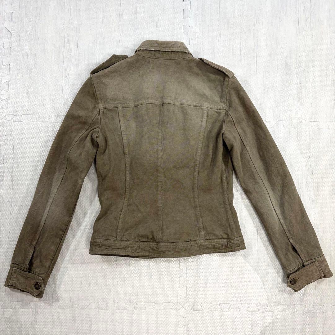 新品未使用 タグ付 ドルチェ&ガッバーナ ヒョウ柄 デニム ジャケット 40