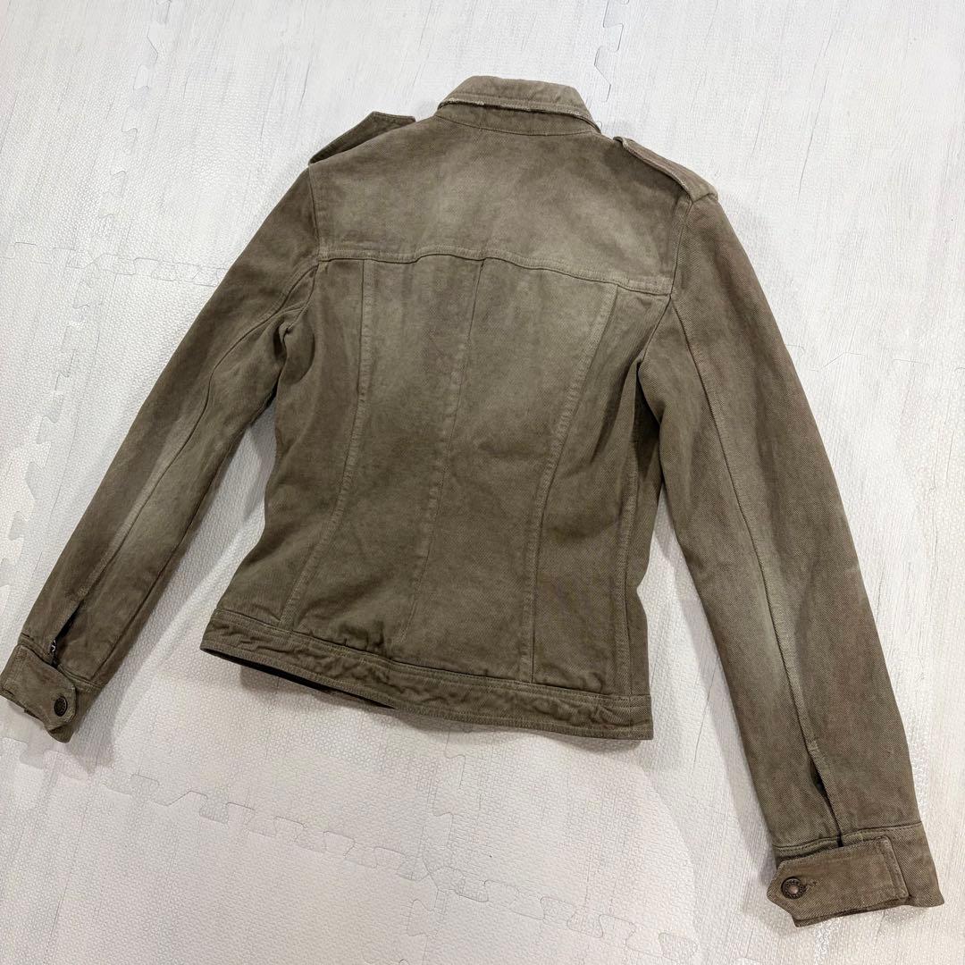 新品未使用 タグ付 ドルチェ&ガッバーナ ヒョウ柄 デニム ジャケット 40