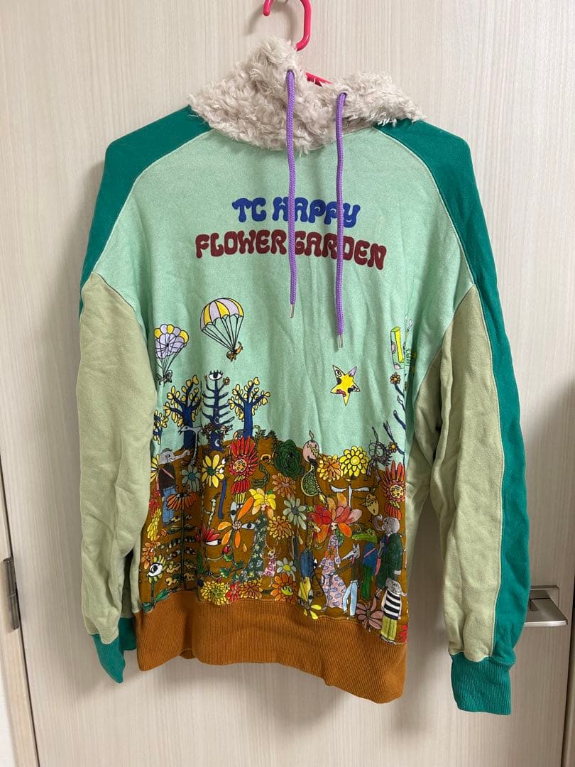 ツモリチサト パーカー 長袖 ふわふわフード 2024秋冬物