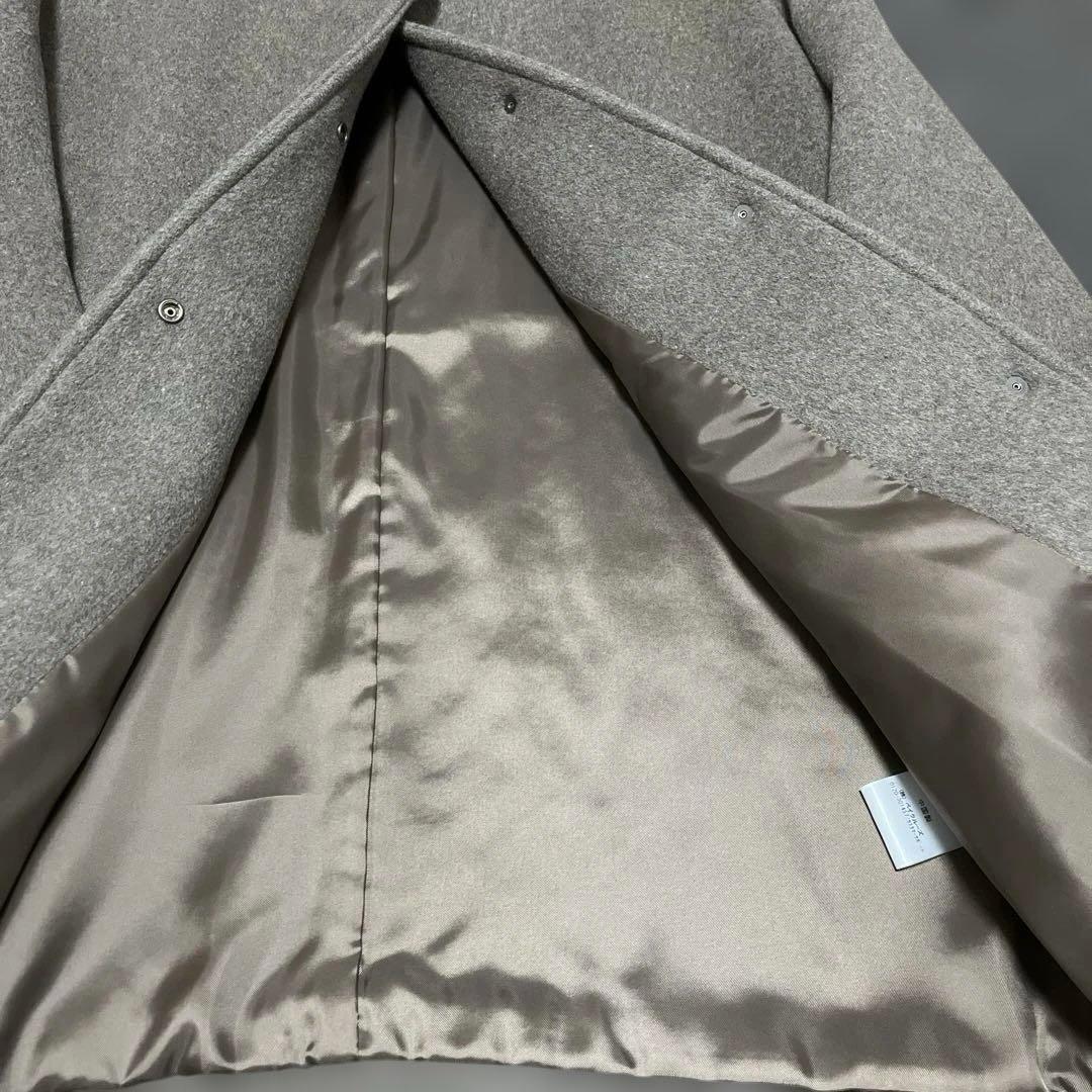 JOURNAL STANDARD スーパー140ビーバーノーカラーコート◆2