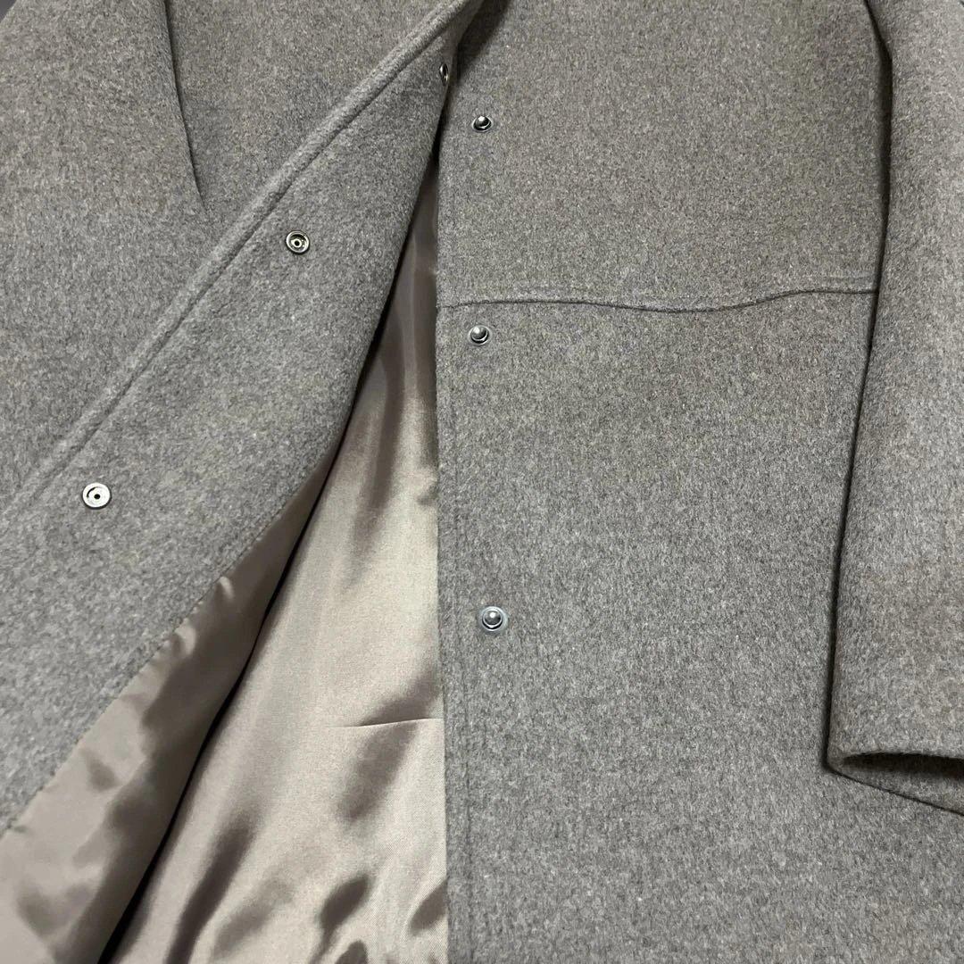 JOURNAL STANDARD スーパー140ビーバーノーカラーコート◆2