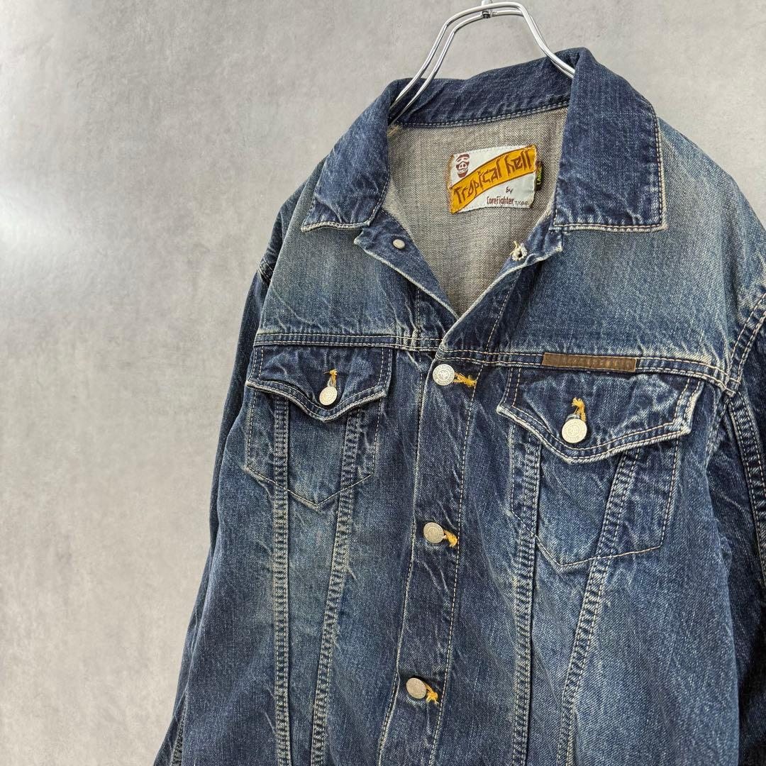 COREFIGHTER コアファイター デニムジャケット LARGE