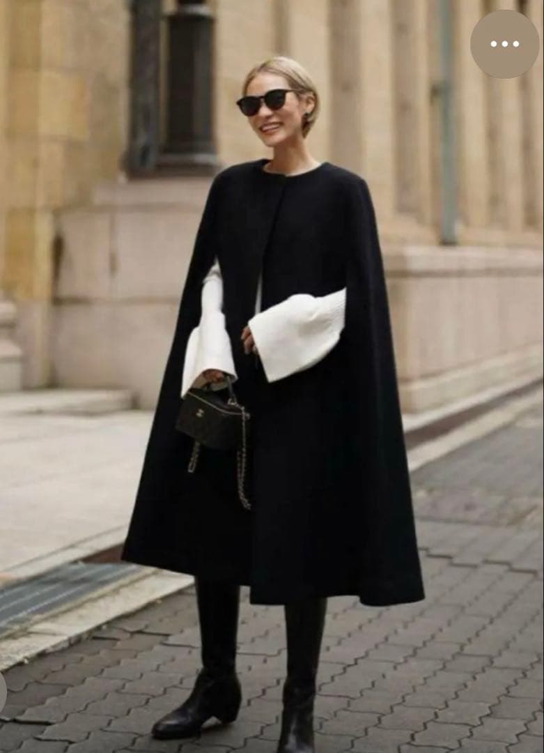 ELLIEのポンチョコート⭐︎ブラック