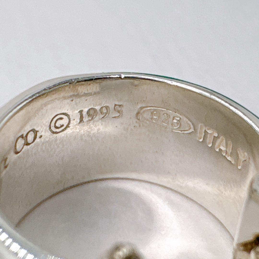 極美品 オールドティファニー アトラス フープ 片耳 ピアス シルバー925