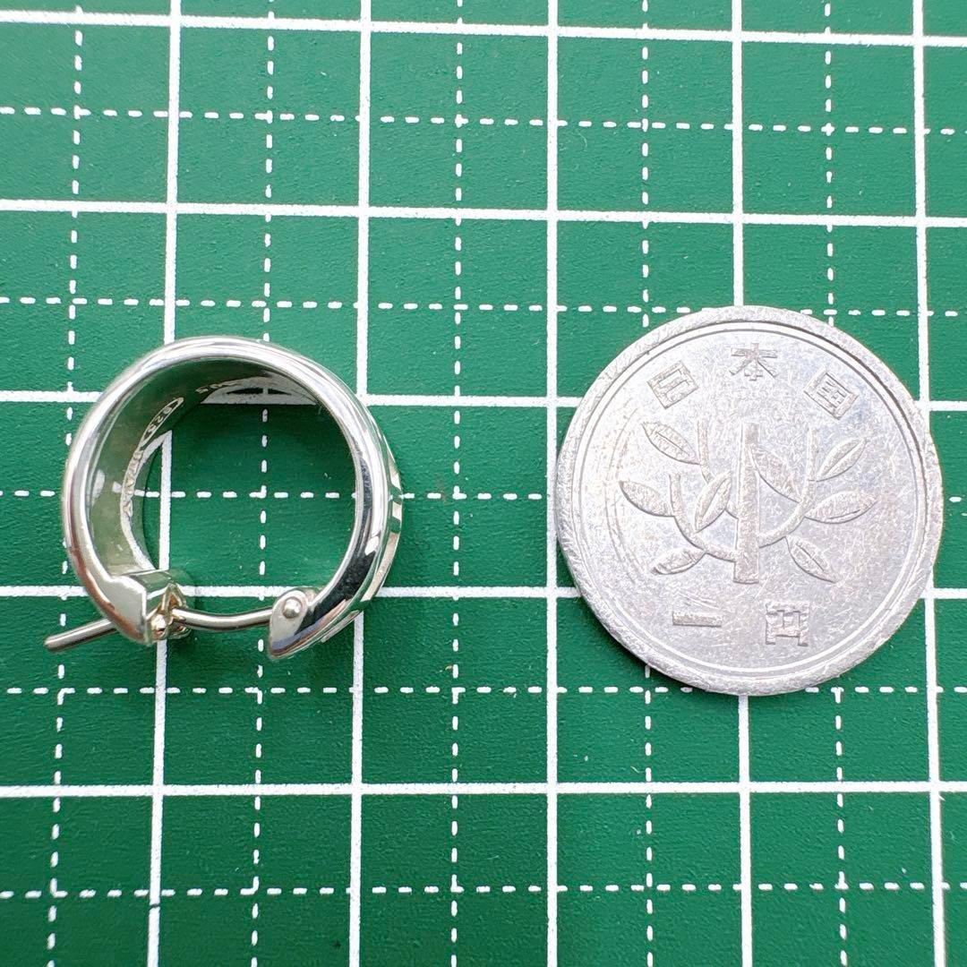 極美品 オールドティファニー アトラス フープ 片耳 ピアス シルバー925