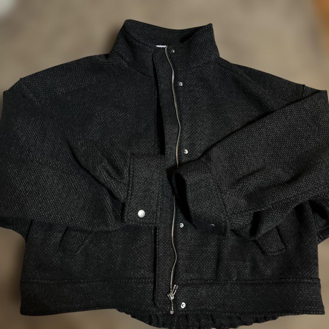 レプシィム　スライバーBIGブルゾン　モノトーンブラック