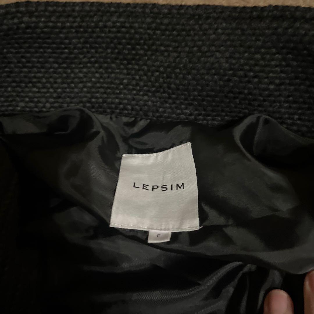 レプシィム　スライバーBIGブルゾン　モノトーンブラック