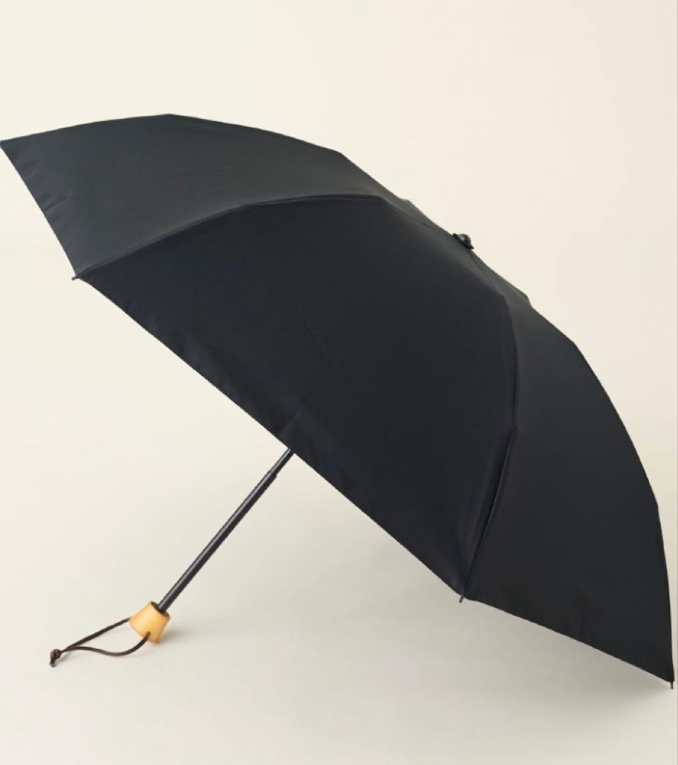 SUN BARRIER 100 折りたたみ傘 ブラック 55cm