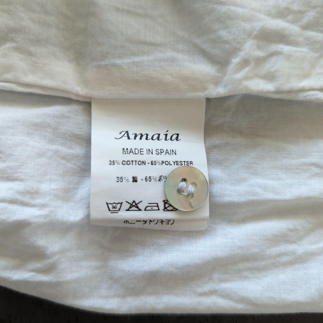 Amaia kids　６Ｙ　アマイアキッズ　スモッキングワンピース　ブルー　水色