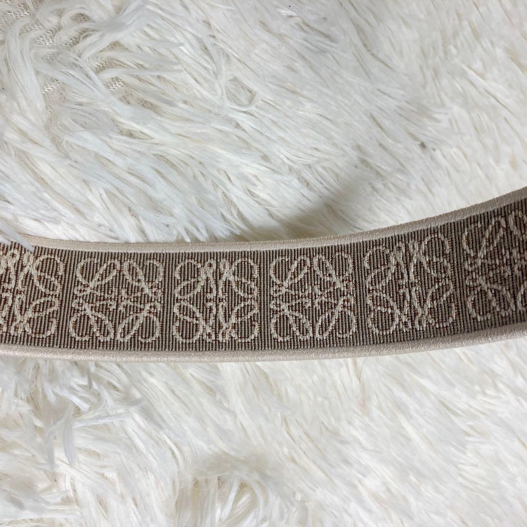 【未使用品】ロエベ＊ショルダーストラップ アナグラム 正規品 刻印 ゴールド金具