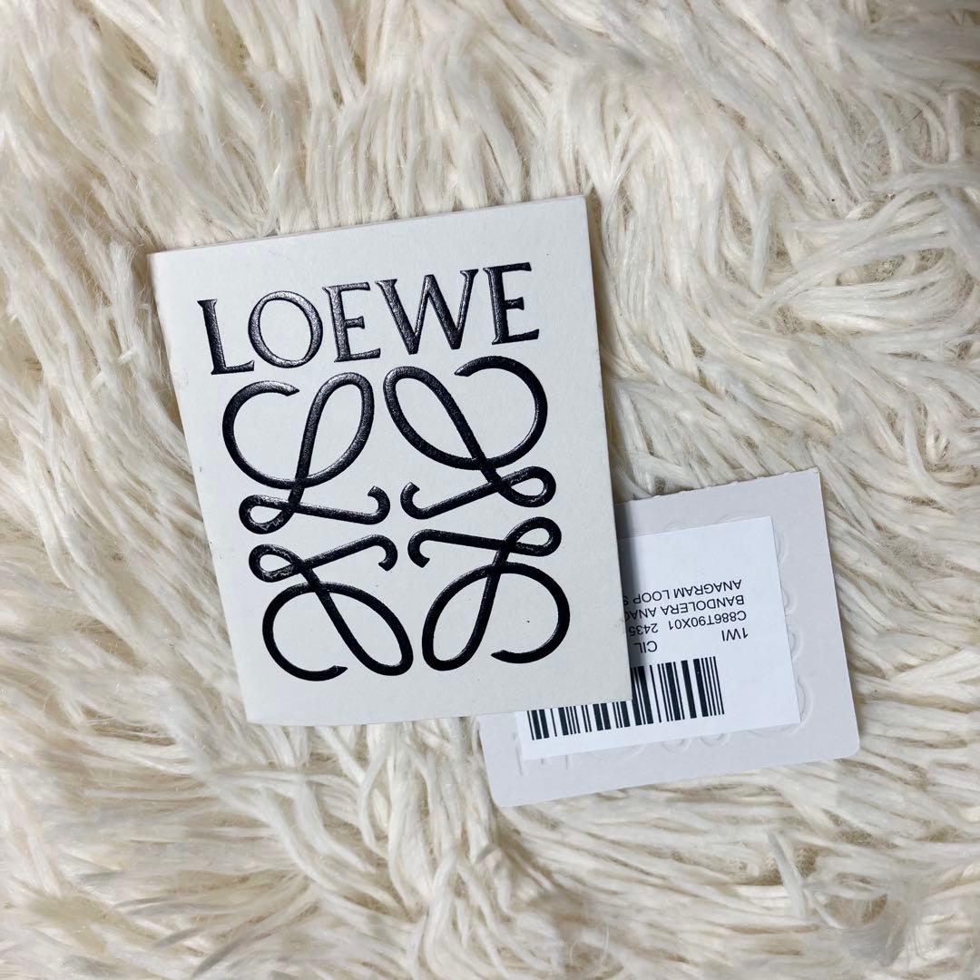 【未使用品】ロエベ＊ショルダーストラップ アナグラム 正規品 刻印 ゴールド金具