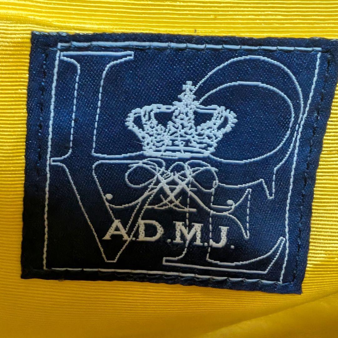 ♥美品♥AＤＭJ ショルダーバッグ レザー A4 通勤通学 ブラック