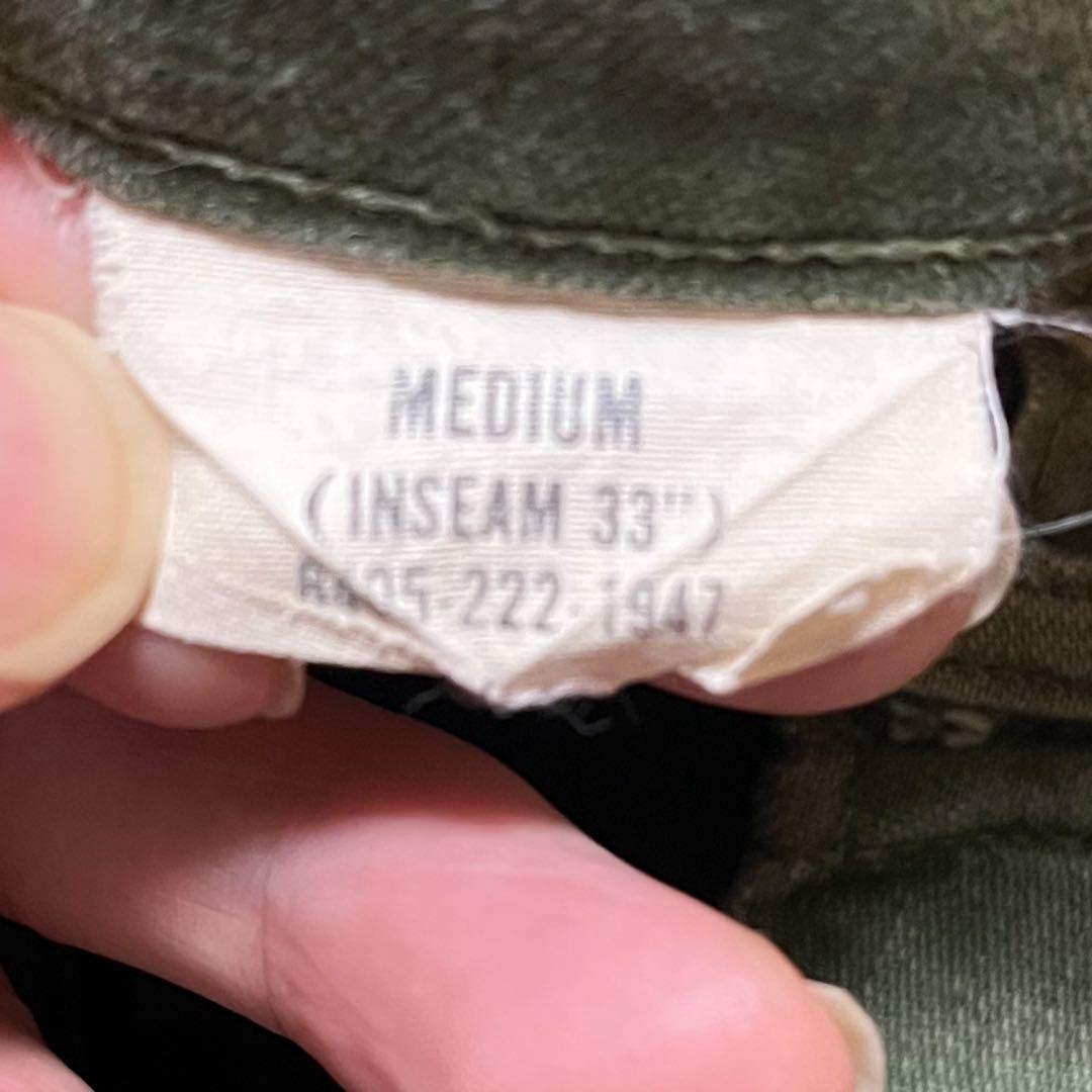 t*a様 60s US ARMY ベイカーパンツ OG-107 初期型 サイドア