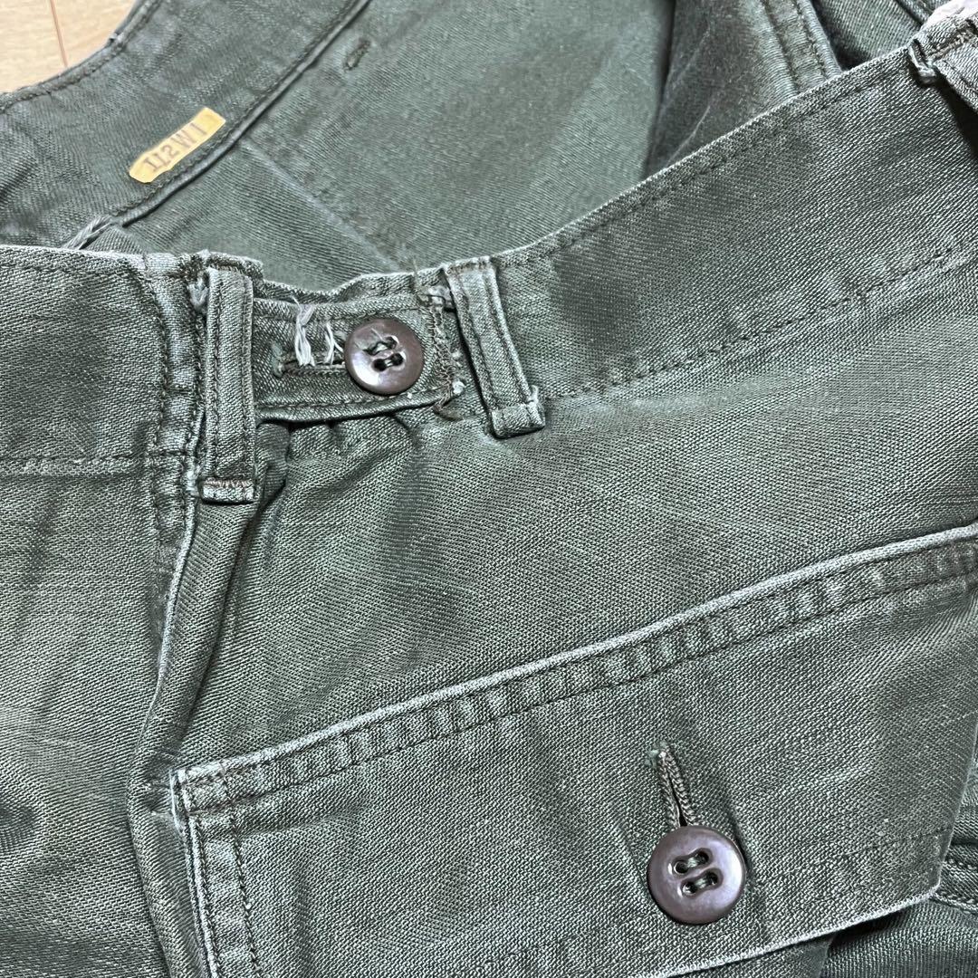 t*a様 60s US ARMY ベイカーパンツ OG-107 初期型 サイドア