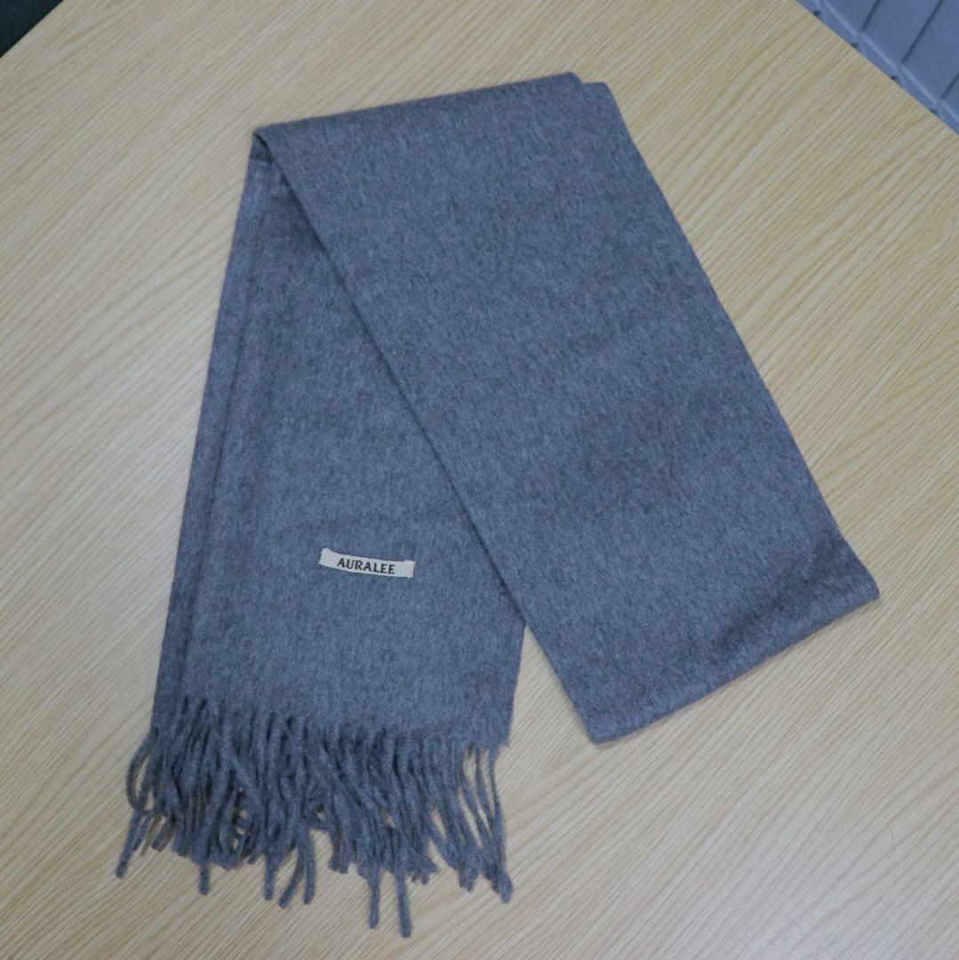 AURALEE マフラー グレー
