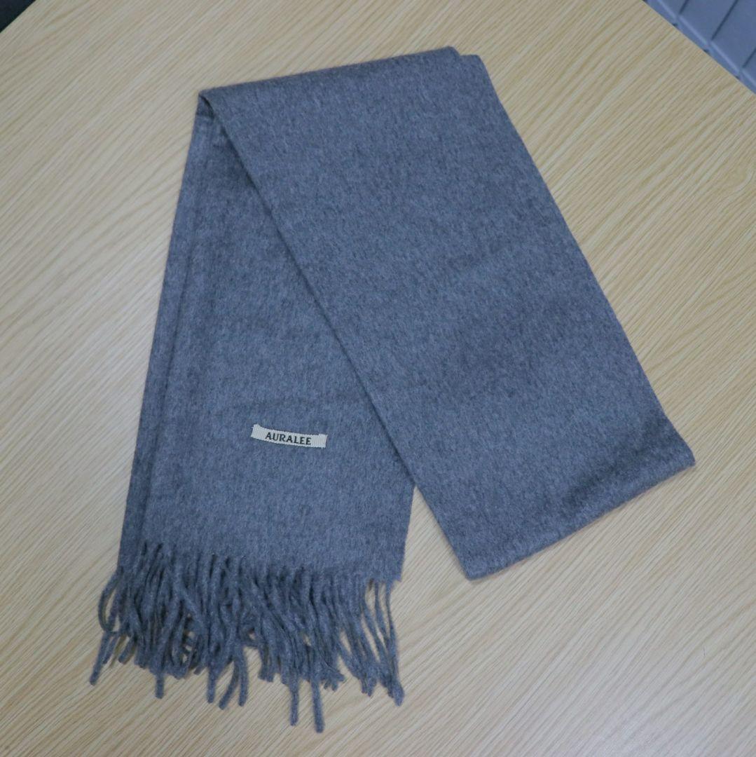 AURALEE マフラー グレー