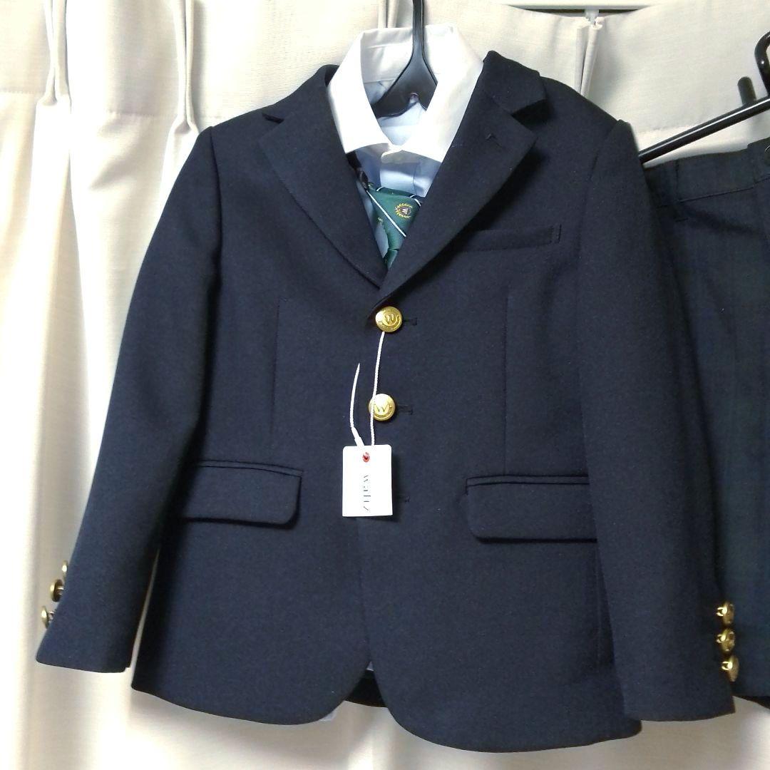 新品　フォーマルスーツ　紺ブレザー　金ボタン　110cm 男の子