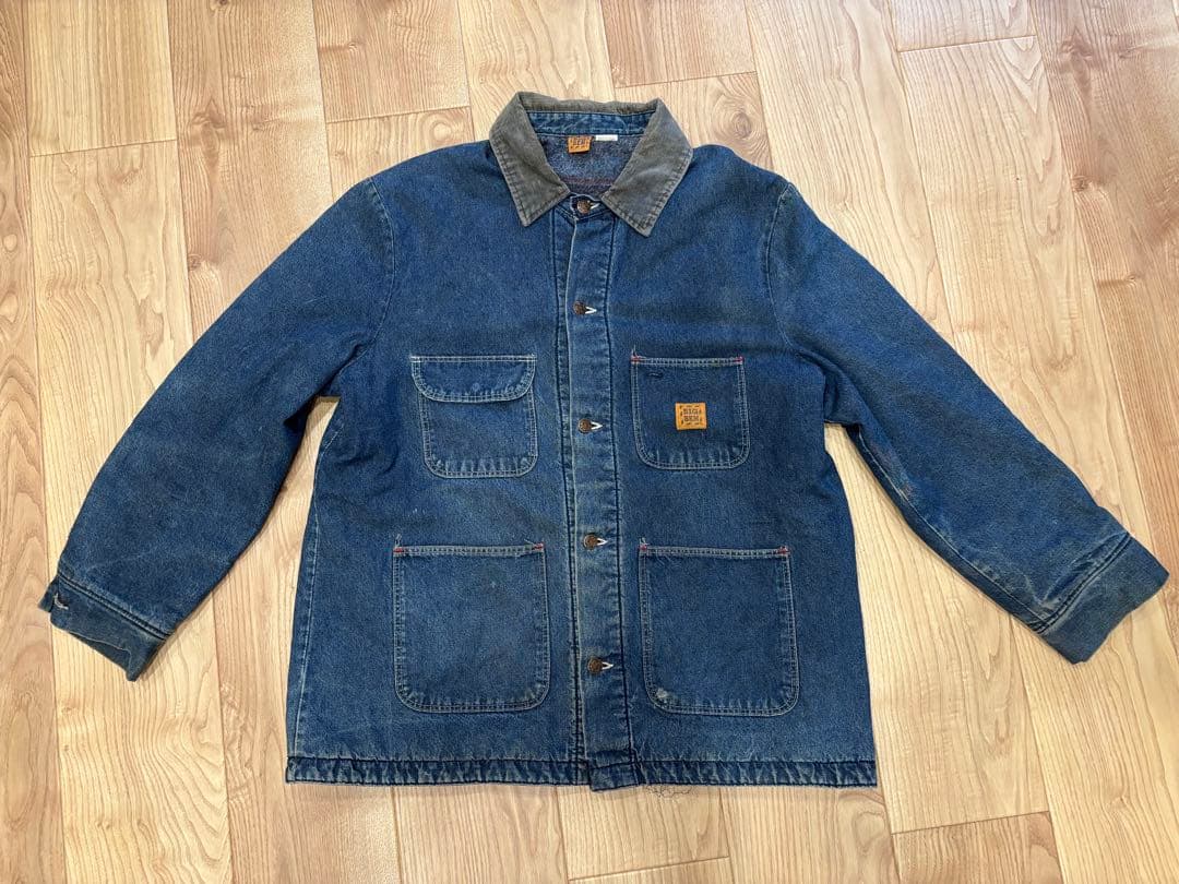 70s-80s BIG BEN（ビッグベン）デニムカバーオール USA製 XL