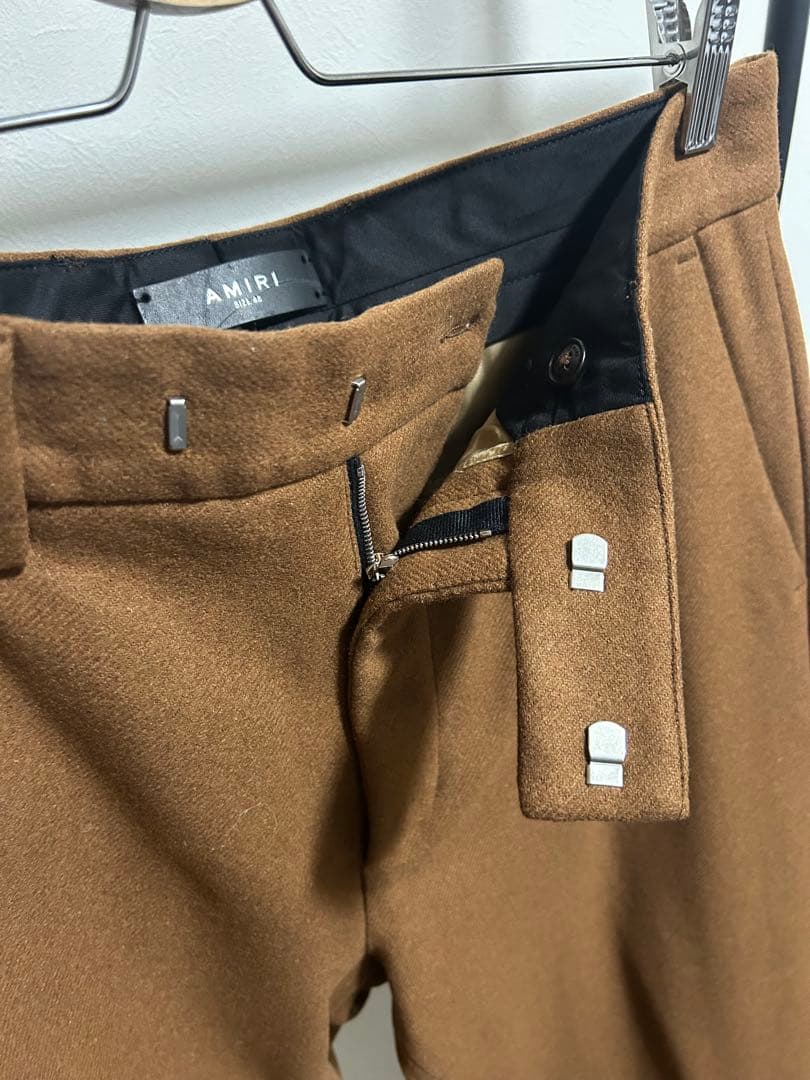 【売り切り特価‼️】AMIRI ウールフランネルフレアパンツ サイズ48