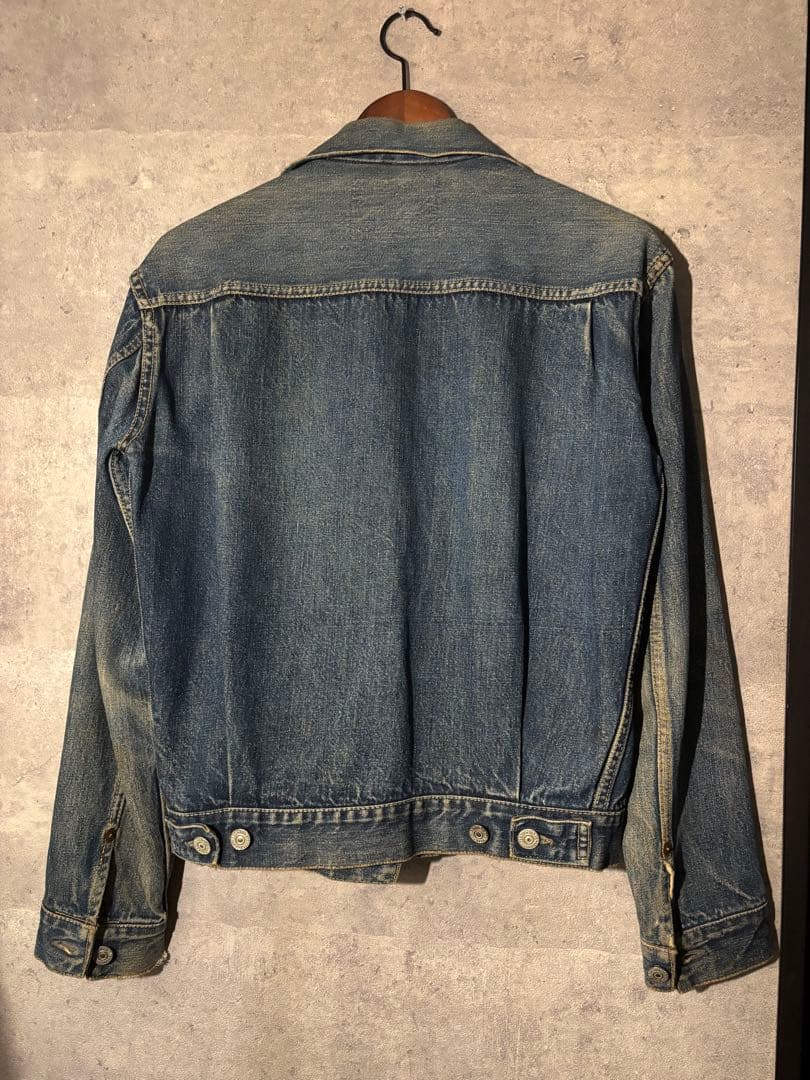 Levi's ヴィンテージセカンド507xx 革パッチ期　濃紺リペア無デニム古着