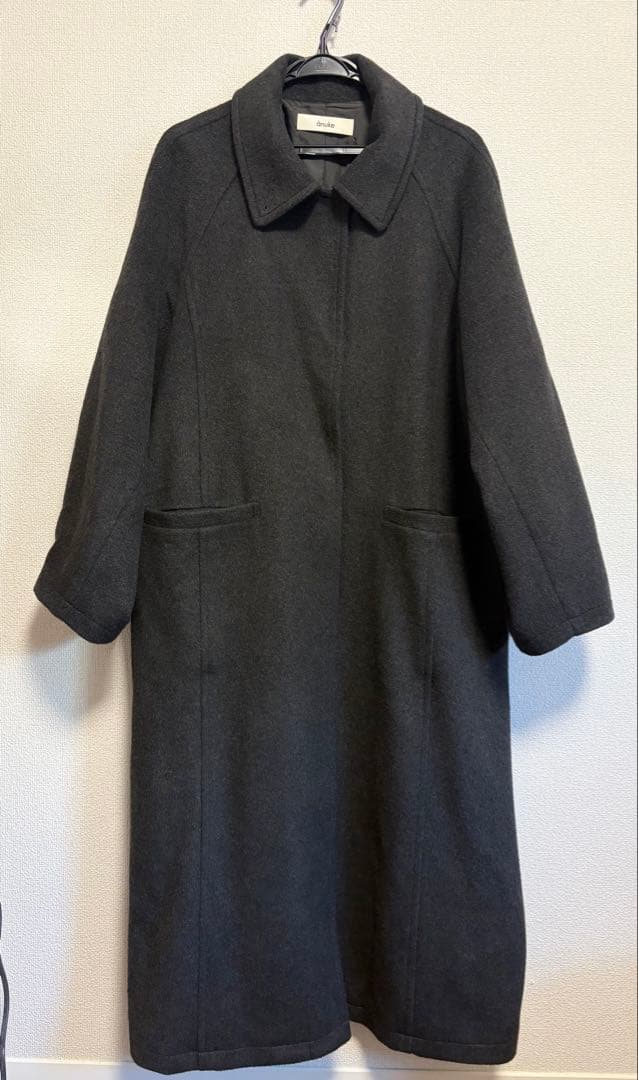 anuke アンヌーク Wool Soutiencollar Coat