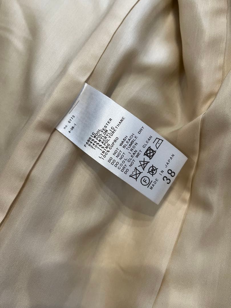 PLAGE Big Tailoredジャケット　ベージュ 38