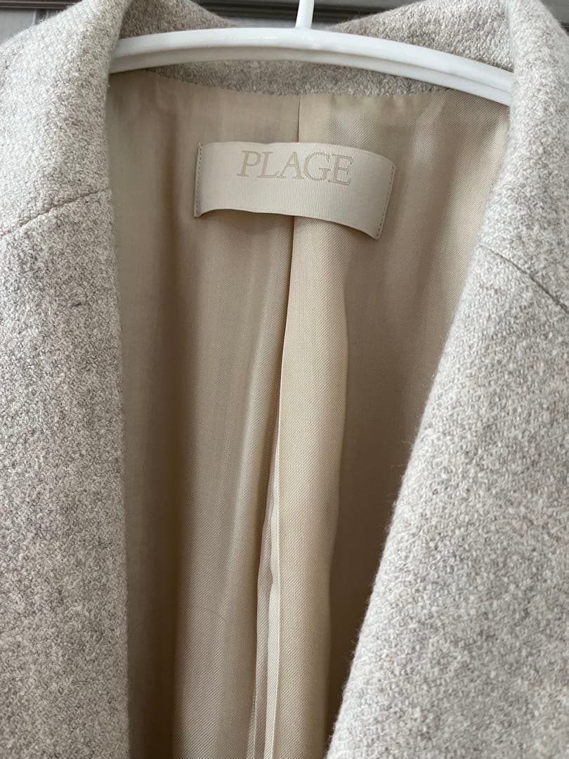 PLAGE Big Tailoredジャケット　ベージュ 38