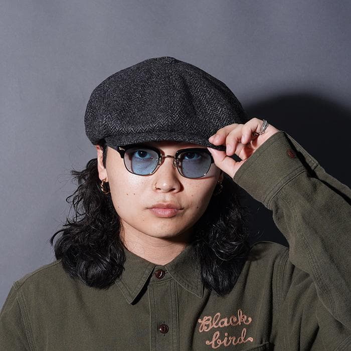 THE H.W.DOG&CO PEAKY CAP GRAY キャスケット 40
