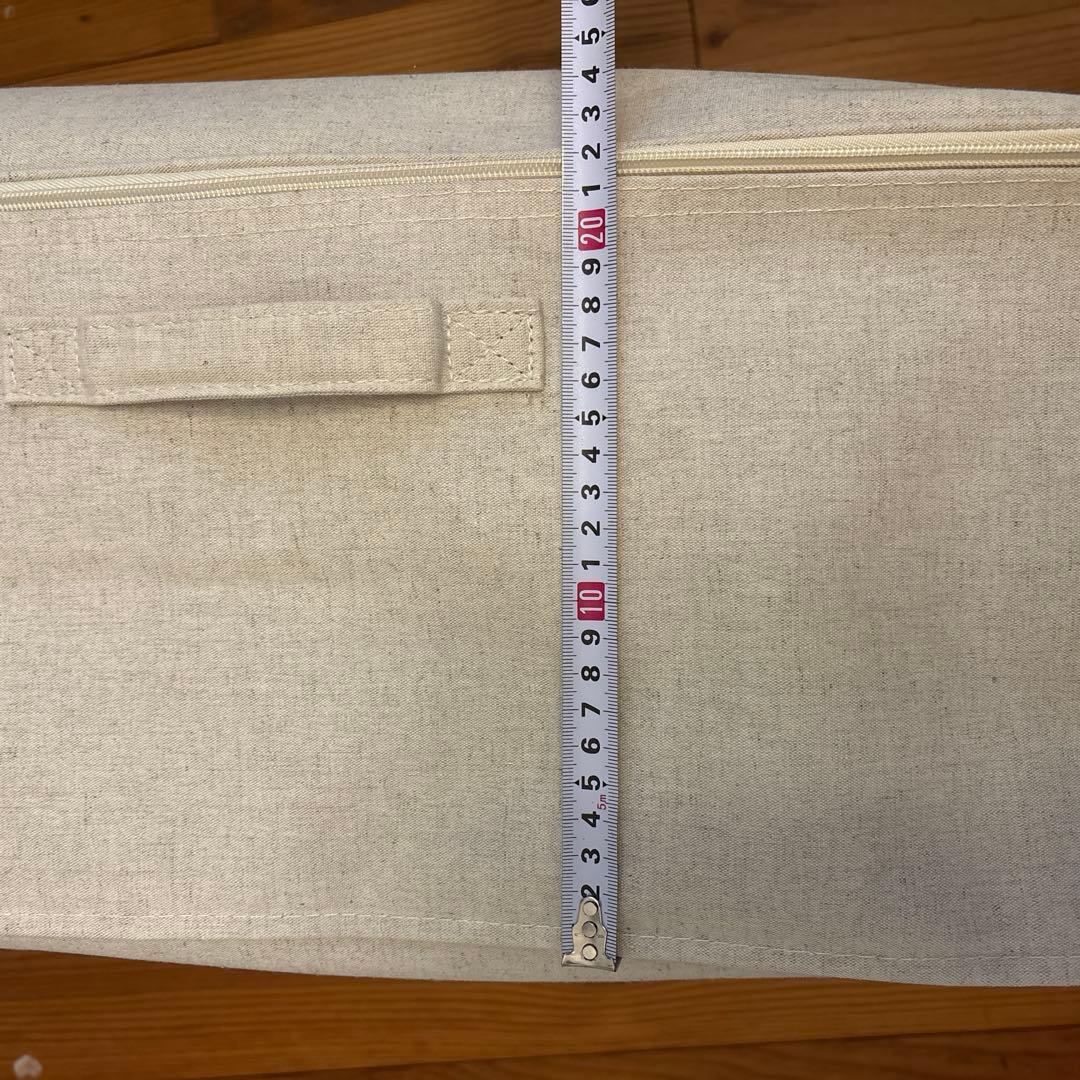無印良品　ポリエステル綿麻混　ソフトボックス　衣装ケース　大