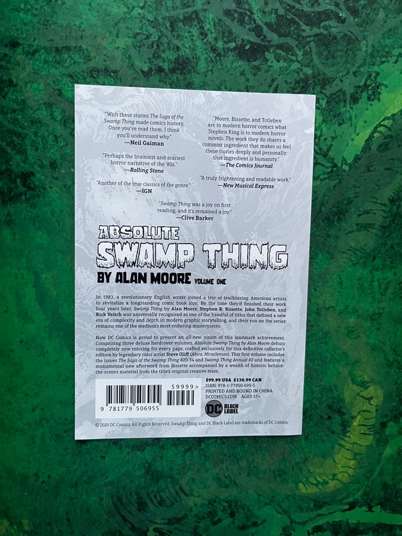 Swamp Thing Absolute 2冊まとめ(Alan Moore)