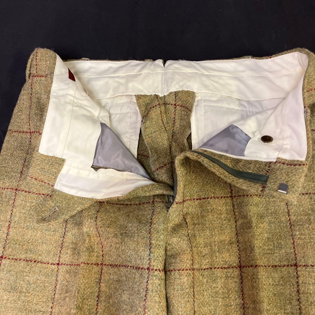 271-1 ラクアアンドシー チェック柄 ベージュスーツ サイズ52 (XL)