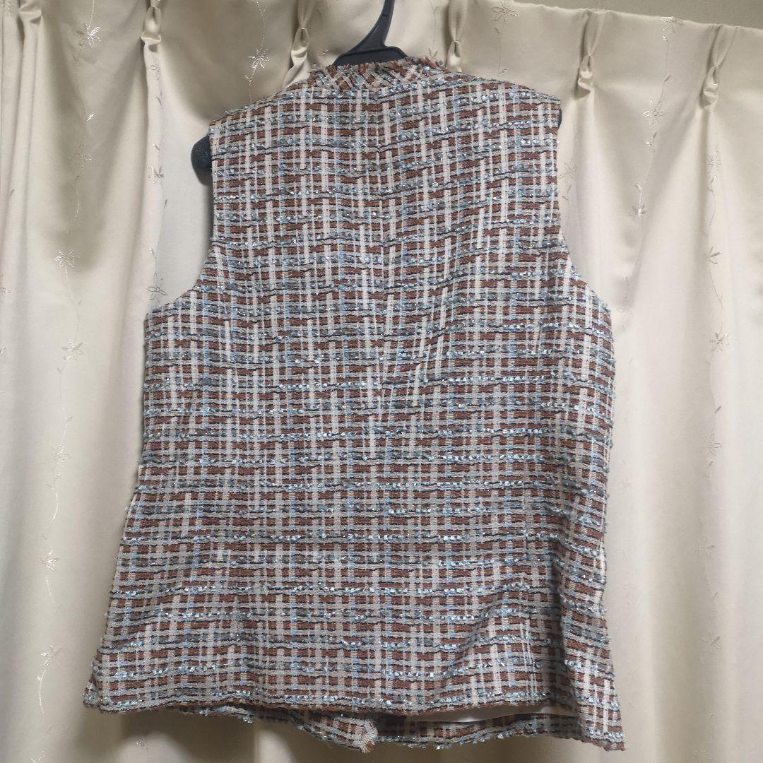 BACCA ツイードベスト 新品未使用