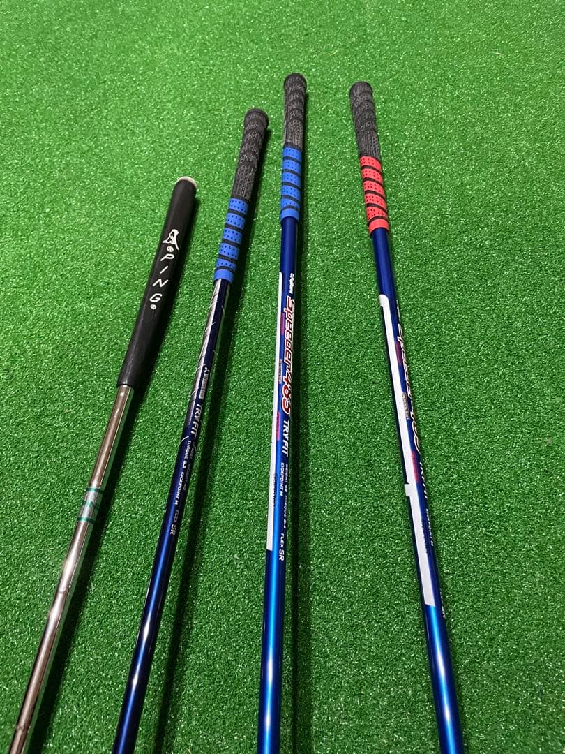 メンズフルセット12本 TRYFITウッド.ゴールデンプリックスV7.パター