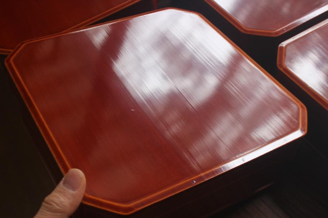 花子さまご確認用！春慶塗大徳寺重10点