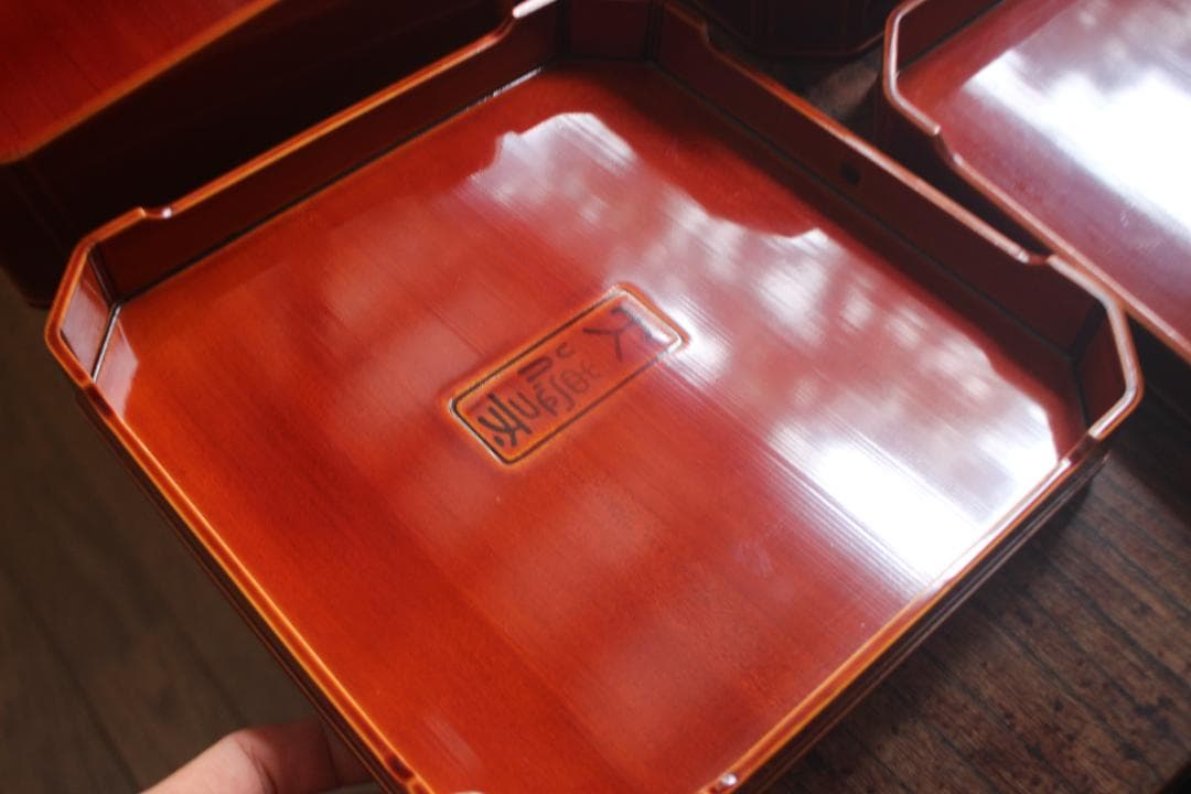 花子さまご確認用！春慶塗大徳寺重10点